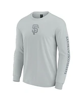 Fanatics Men's Gray San Francisco Giants Elements Strive Long Sleeve T-Shirt