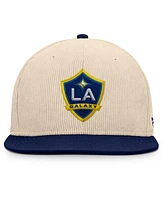 Fanatics Men's Cream La Galaxy Tempo Corduroy Snapback Hat
