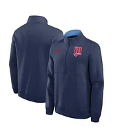 Nike Men's Navy Minnesota Twins Cooperstown Collection Fleece Half-Zip Pullover Sweatshirt