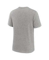 Nike Men's Heather Gray Seattle Mariners Cooperstown Collection Retro Tri-Blend T-Shirt