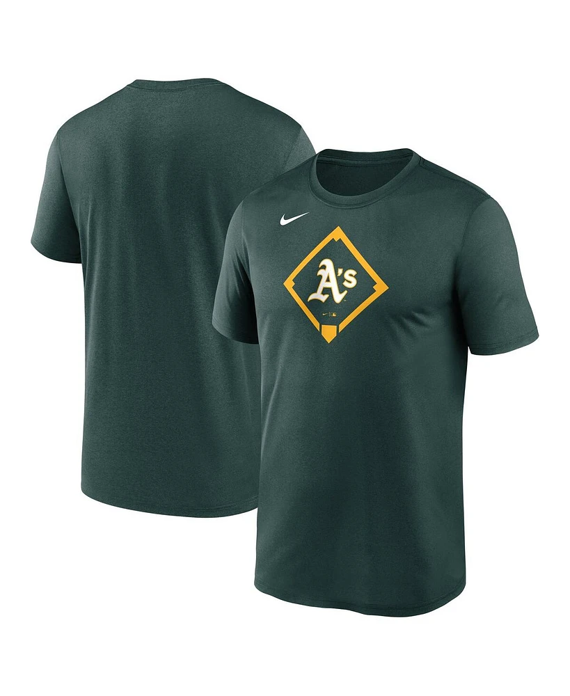 Nike Men's Green Athletics Icon Legend Performance T-Shirt