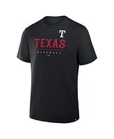 Fanatics Men's Black Texas Rangers Color Pop Legacy Clubhouse T-Shirt
