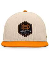 Fanatics Men's Cream Houston Dynamo Fc Tempo Corduroy Snapback Hat