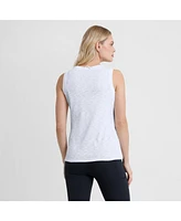 Fanatics Women's White Georgia Bulldogs Activate Slub Tank Top