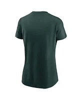 Nike Women's Green Michigan State Spartans Local Script T-Shirt