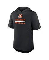 Nike Men's Black Cincinnati Bengals Lockup Tri-Blend Hoodie T-Shirt