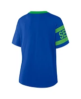Fanatics Women's Blue Seattle Sounders Fc Defender Pairing Legacy T-Shirt