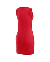 Wear By Erin Andrews x Gracie Hunt Women's Scarlet San Francisco 49ers Ribbed Tank Dress