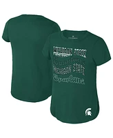 Colosseum Big Boys and Girls Green Michigan State Spartans Rogan T-Shirt