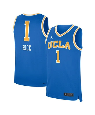 Jordan Men's Kiki Rice Blue Ucla Bruins Replica Basketball Jersey