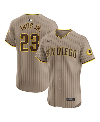 Nike Men's Fernando Tatis Jr. Sand San Diego Padres Alternate Elite Player Jersey
