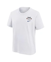 Nike Big Boys and Girls White Washington Nationals 2025 City Connect T-Shirt