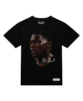 Mitchell & Ness Men's and Women's Anthony Edwards Black Nba Real Big Face Player T-Shirt