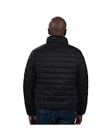G-iii Sports by Carl Banks Men's Black San Francisco Giants Packable Neck Pillow Full-Zip Puffer Jacket