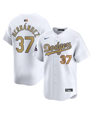 Nike Men's Teoscar Hernandez White Los Angeles Dodgers 2025 Gold Collection Limited Jersey