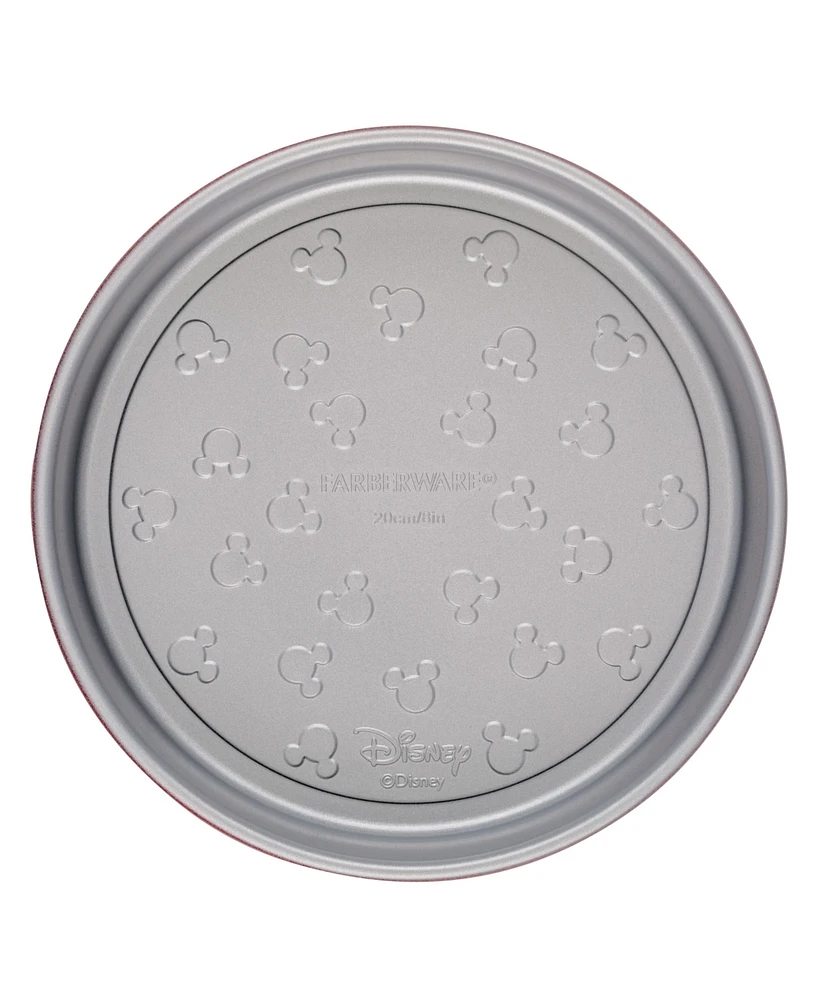 Farberware Steel Disney Bake with Mickey Mouse 8" Nonstick Round Cake Pan
