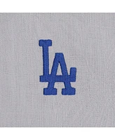 Tommy Bahama Men's Gray Los Angeles Dodgers Hit and Run Silk Camp Button-Up Shirt