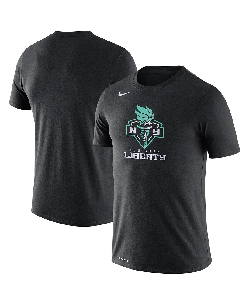 Nike Men's Black New York Liberty Logo Performance T-Shirt