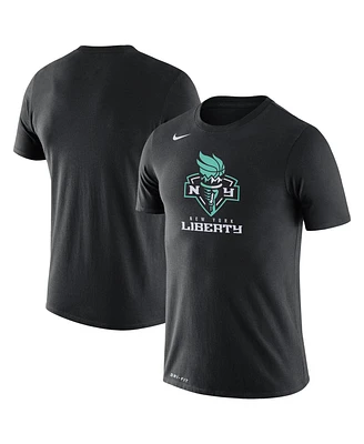 Nike Men's Black New York Liberty Logo Performance T-Shirt