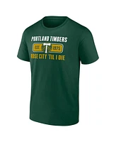 Fanatics Men's Green Portland Timbers Blindside T-Shirt