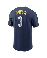 Nike Men's Bryce Harper Royal Philadelphia Phillies 2024 City Connect Fuse Name Number T-Shirt