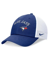 Nike Men's Royal Toronto Blue Jays Wordmark Adjustable Trucker Hat