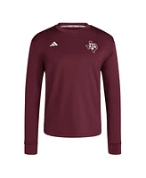Adidas Men's Maroon Texas A&M Aggies Dugout Pullover Sweatshirt