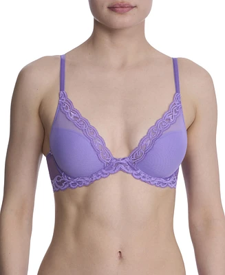 Natori Women's Feathers Lace Plunge T-Shirt Bra