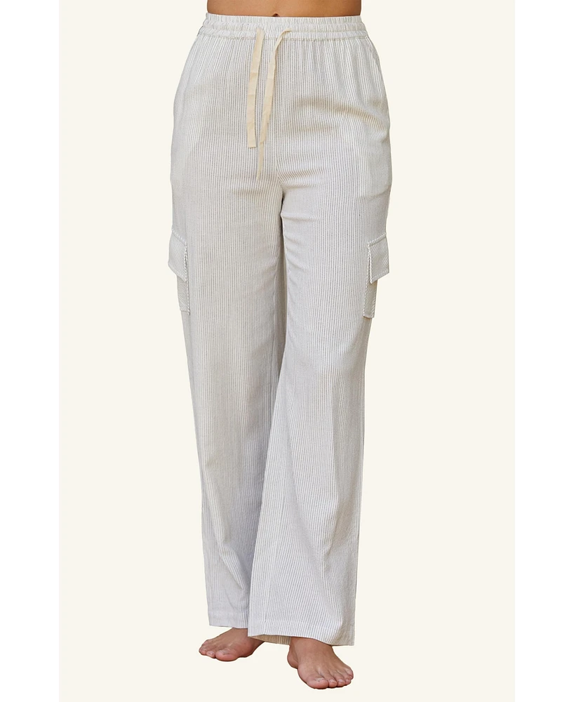 Crescent Women's Yanni Pinstripe Pants
