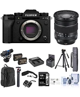 Fujifilm X-T5 Mirrorless Camera, Black with Xf 16-80mm f/4.0 R Ois Wr Lens, 128GB Sd Card, Backpack, 2x Battery, Dual Charger, Camera Strap, Aluminum