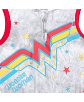 Wonder Woman Toddler Girls Sleeveless Romper