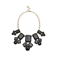 Sohi Women's Gold Plated Designer Stone Necklace