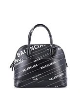 Pre-Owned Balenciaga Logo Ville Bag Leather