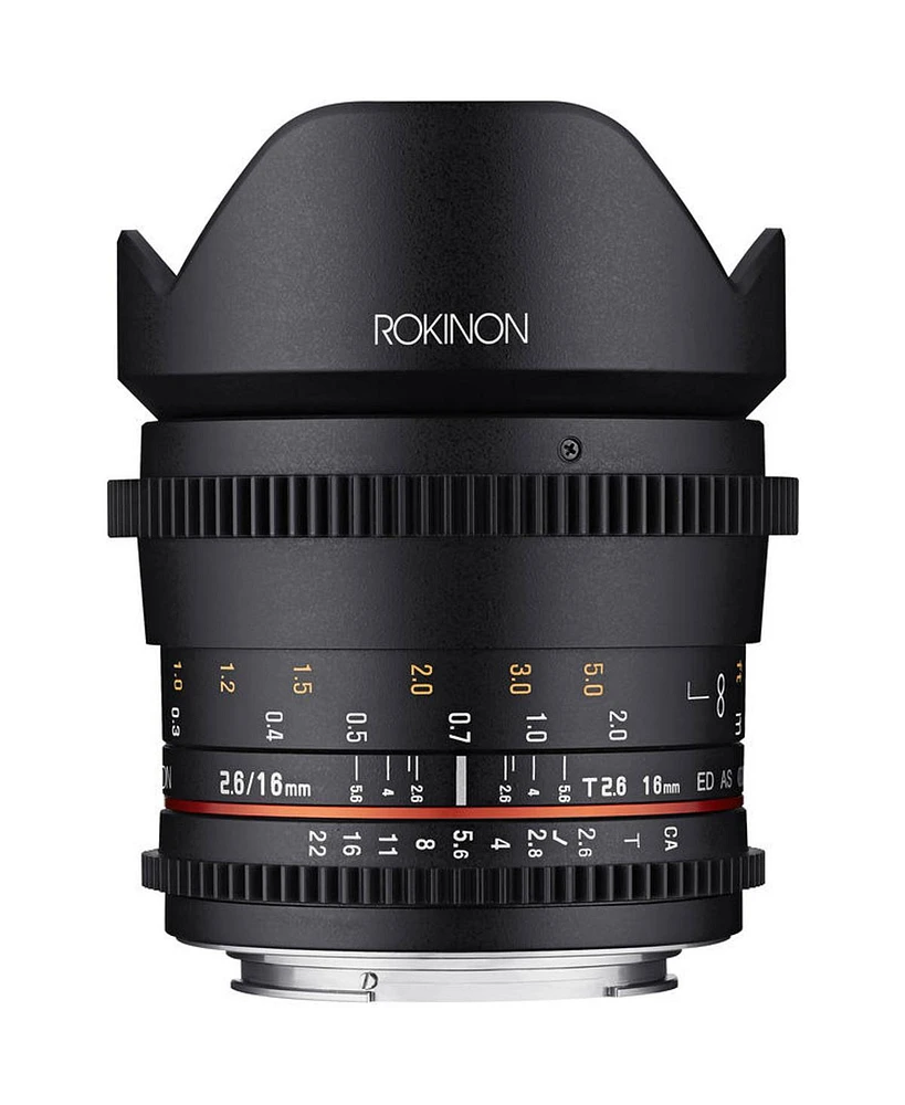 Rokinon 16mm T2.6 Cine Ds Lens for Sony E