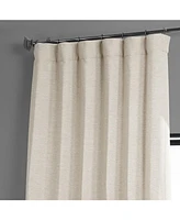 Half Price Drapes Oat Cream Textured Bellino Room Darkening Curtain