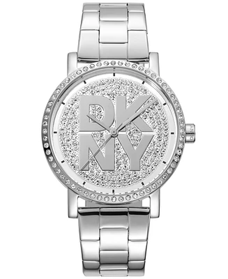 Dkny Women's Soho Logo Stainless Steel Bracelet Watch, 36mm