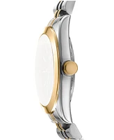 Dkny Women's Nolita Midi Dark Green Dial Gold-Two-Tone Stainless Steel Bracelet Watch 32mm