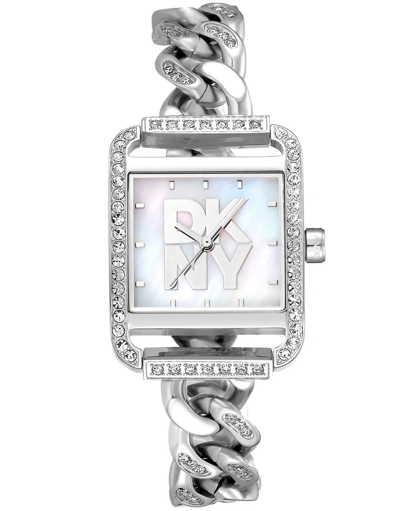 Dkny Women's City Glitz Stainless Steel Bracelet Watch, 35mm