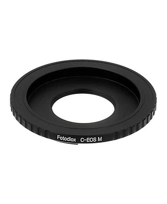 Fotodiox Lens Mount Adapter for C-Mount Cctv / Cine Lens to Canon Eos M (Ef-m Mount) Mirrorless Camera Body