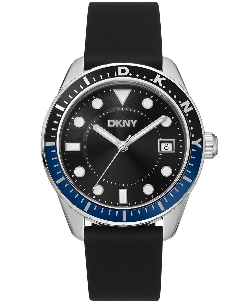 Dkny Men's Crosby Sport Silicone Strap Watch