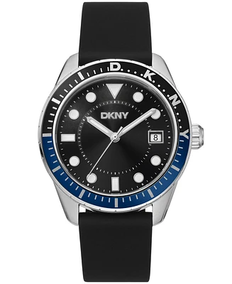 Dkny Men's Crosby Sport Silicone Strap Watch
