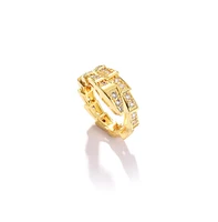 Sohi Women's Snakehead Band Ring