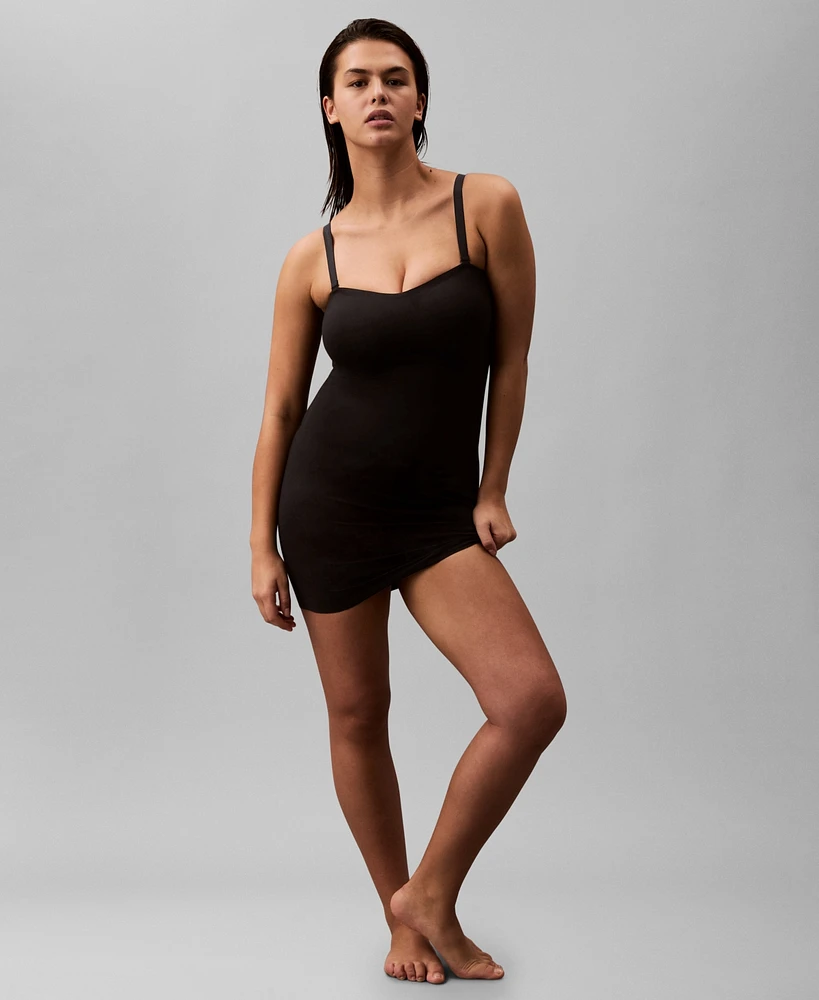 Calvin Klein Women's Stay-Put Firm Stretch Shapewear Slip QF8197