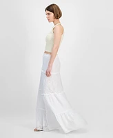 And Now This Women's Lace Eyelet Maxi Skirt, Exclusively at Macy's