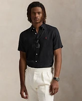 Polo Ralph Lauren Men's Short-Sleeve Linen Button-Up