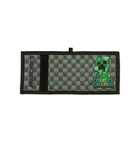 Minecraft Boys Charged Creeper Youth 2-Pack Curved Bill Snapback Hat & Bi-Fold Wallet Combo Set