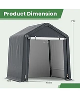 Portable Outdoor Shelter for Motorcycle Storage and Protection