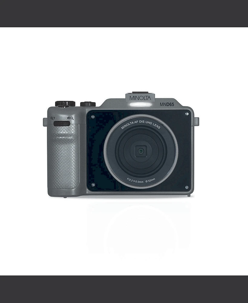 Minolta Minolta MND55 64 Mp Af 4K Ultra Hd Digital Camera with WiFi, Gray