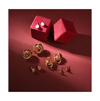 Sohi Women's Everyday Stud Earrings Set