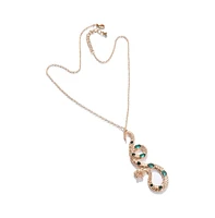 Sohi Women's Snakehead Pendant Necklace